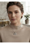 316L Steel Chain Silver Color Swan Model Necklace - 2