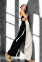 Asymmetric Front-Piece Design Pants - 2