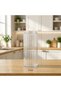 Single 1500 ml Striped Glass Jar with Wooden Lid – Premium Design, Stylish Appearance, and Multi-Purpose Food Storage Solution - 3