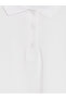 Vizyon New Season White Polo Collar Girls' T-Shirt 2-Pack - 6