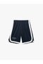 Printed Color Contrast Elastic Waist Pocketed Below the Knee Oversize Culotte Sports Shorts