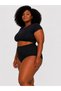 3-Piece Set of Plus Size Panties 100% Cotton High Waist Underwear - 4
