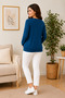 Women's Maternity Nursing Long Sleeve Cotton Lycra Blouse - 4
