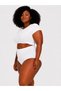 Set of 6 Plus Size Panties 100% Cotton High Waist Underwear - 3