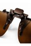 Polarized Sunglasses Clip Uv400 Protection over Glasses Clip Lightweight with Mechanism - 4