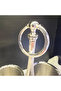 Two-Section Stainless Steel Cutlery with Handle Silver - 7