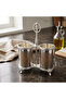 Two-Section Stainless Steel Cutlery with Handle Silver - 2
