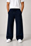3-Piece Men's Wide Leg Sweatpants Black Gray Navy Blue Casual Comfortable Fit - 7