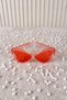 Pink Transparent 1 Piece Butterfly Patterned Bride and Groom Party Glasses, Wedding, Engagement, Henna, Bachelorette, Photo Shoot, Birthday, Bride to Be, Circumcision and Organization Accessory Glasses