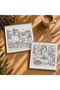 Coloring Book / Cozy Girl World Delicacies Coloring / for Children and Adults / 21X21 cm / 20 Pages - 3