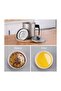 Oil Pot Filter Container Used Cooking Oil Grease Strainer Container Kitchen Deep Fat Filter Pot Metal Large Frying Oil Filter & Storage Can - 7