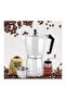 Stove Top Moka-Espresso Maker 6 CUPS" Silver - 5