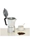 Stove Top Moka-Espresso Maker 6 CUPS" Silver - 4