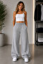 3-Piece Sweatpants Black Gray Navy Blue Comfortable Cut Casual Sports Bottoms - 6
