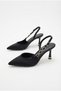 3597 7 cm High Heeled Women's Shoes with Satin Buckle Accessories - 6