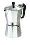 6-Cup Countertop Espresso Percolator Silver/Black