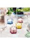 Scented Candle in Glass Lilac Fragrance 12 Hour Burn Assorted Colours 8 cm - 4