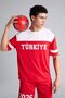 Boxy Fit Crew Neck Printed Short Sleeve T-Shirt I1697Ax26Hs - 4