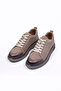 Weston Sand Beige 100% Genuine Leather Men's Sneaker Shoes - 2