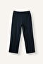 Relax Fit Elastic Waistband Front Stitched Straight Leg Sweatpants I2242Ax26Au