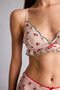Cherry Embroidered Wavy Edge Brode Unlined Bra H8207Ax26Hs - 6