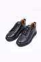 Weston Black 100% Genuine Leather Men's Sneaker Shoes - 2