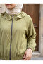 Women's Comfortable Fit Waist Gathered Stylish Hijab Jacket - 3