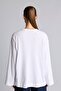Crew Neck Printed Long Sleeve T-Shirt Tunic I6907Ax26Hs - 5