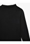Modal Blend Long Sleeve Mock Neck Basic T-Shirt - 6