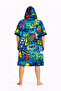 Pool Sea Poncho Bathrobe 100% Cotton - 2