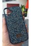 iPhone 17 Compatible - Shiny with a Stone-Embellished Look (Velvet Inside) Soft Phone Case with Soft Sides
