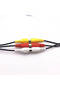 BSN 3m black 3RCA to 3 RCA Cable Audio Video AV Male to Female Extension Cable 1.5m 3m 5m 10M - 4