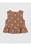 Nevavm Patterned Muslin Baby Girl Blouse with a Difference - 2