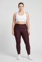 Women Sportswear Fit Running Leggings, Purple - 2