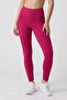 Women Sportswear Fit Training Full Length Leggings, Dark Pink