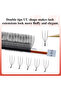10mm D NAGARAKU Double U Shape 3D UU Soft Light Natural Eyelash Extensions Fluffy Mink Faux Fur Para - 2