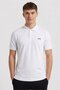 Men Regular Fit Solid Short Sleeve Polo Shirt, White