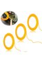 Yellow 3mm 18M 1 roll No Mark Residue Masking Tape Yellow, Hand Tearable Textured Paper, 2-50mm Widt - 2