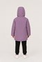 Boy's Lilac, Hooded, Fur-Lined, Long Parka, Water Repellent - Windproof, Winter Coat-Parka - 5