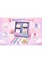 Cute Stationery Gift Set Plush Keychain with Unique Features Cute Design Cloud Keychain, Cartoon Ruler, Pen, Mini Notebook, Sticky Notes, Page Flags and Macron Eraser for Children, Students - 3