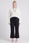 Relaxed Fit Rayon Trousers Black - 2