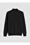 Ozmarka New Season Anthracite Half Turtleneck Men's Knitwear Sweater - 5