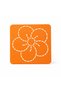 Flower Pattern Sashiko Embroidery Template 12.5cm