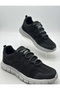 Men's Non-Yellowing Sole Imported Suede Sneaker Shoes-Black White - 4