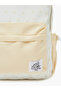 Girls Yellow Star Print Casual Backpack - 3