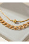 Set of 2 - Solid Chain Anklet - 4