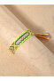 Multi-Color Woven Friendship Bracelet with Tassel Details - 2