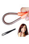 Spring-loaded hair & mustache remover - includes tweezers - 3
