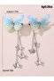 Set of 2 - Butterfly Decor Chain Hair Clip - 4