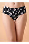 Pack of 3-Mid Waist Printed Hipster Panties with Inner Elastic - 100% Cotton - 2